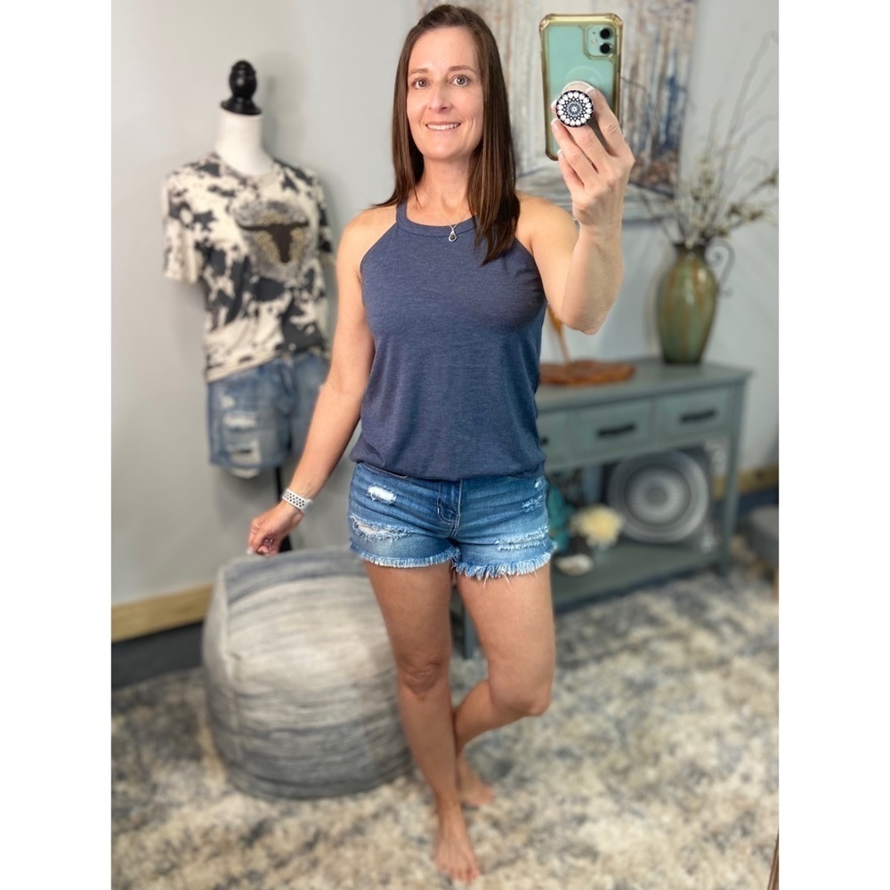 ❤️🔥Tri Rocker Tank Floaty Top Blue 2320 - Picture 7 of 11